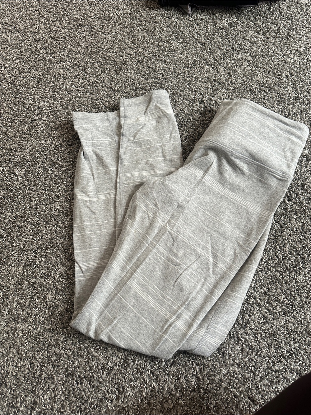 Cotton striped athleta leggings